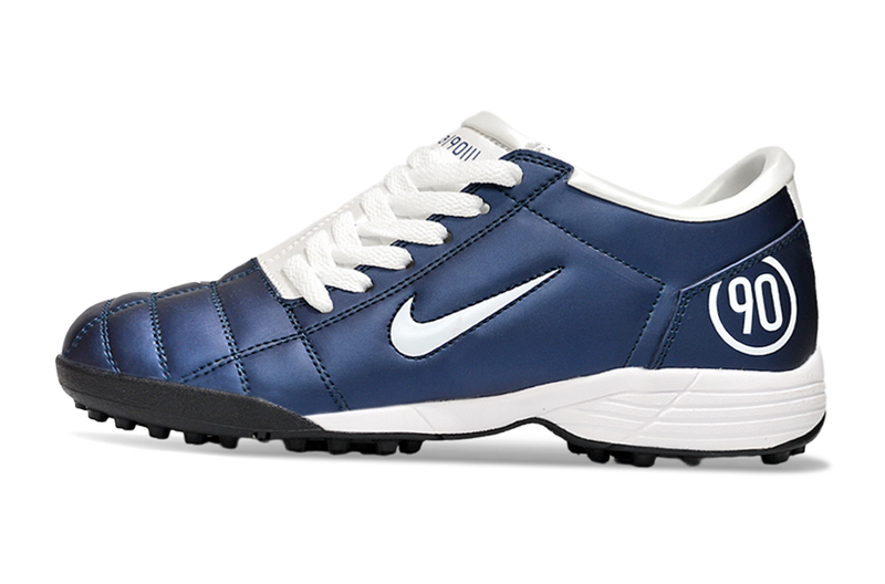 Nike Total 90 III T90 TF Turf Soccer Cleats - White/Blue