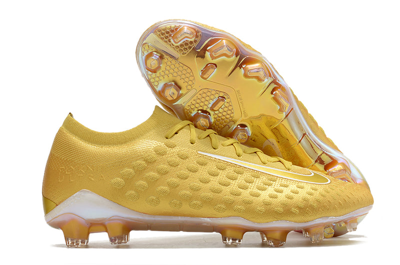 Nike Phantom Ultra Venom FG Just Do It Pack Soccer Cleats - Gold