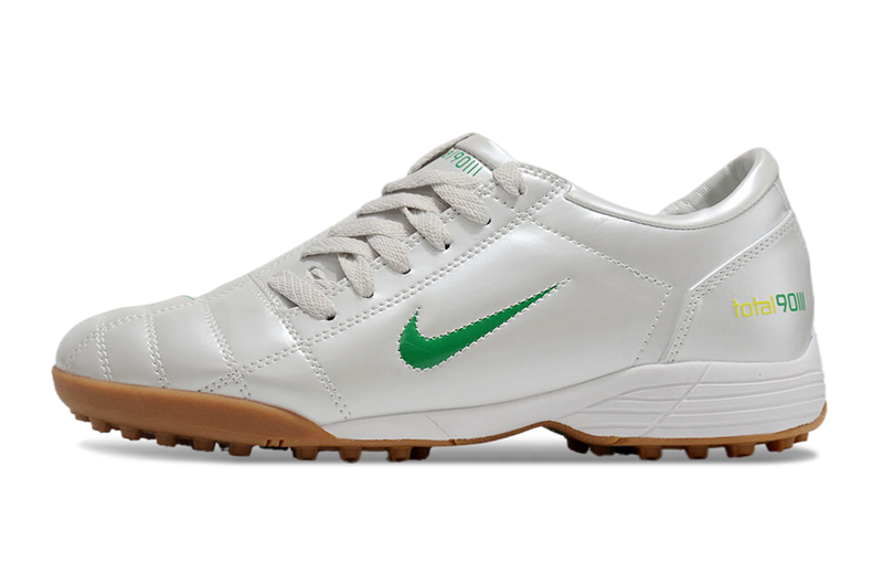 Nike Total 90 III T90 TF Turf Soccer Cleats - White/Green