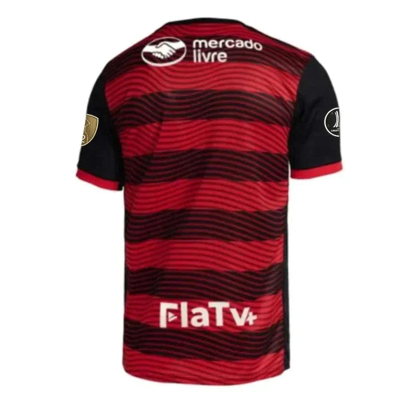 Flamengo ADIDAS HOME Football shirt 2022/23 FAN VERSION ALL SPONSOR