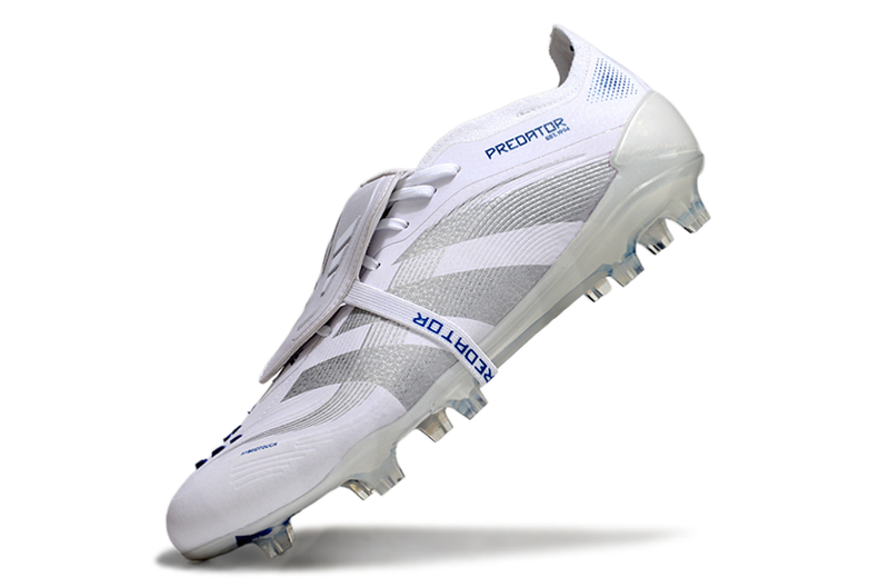 Adidas Predator Elite 25 FG Firm Ground Soccer Cleats - WHITE BLUE