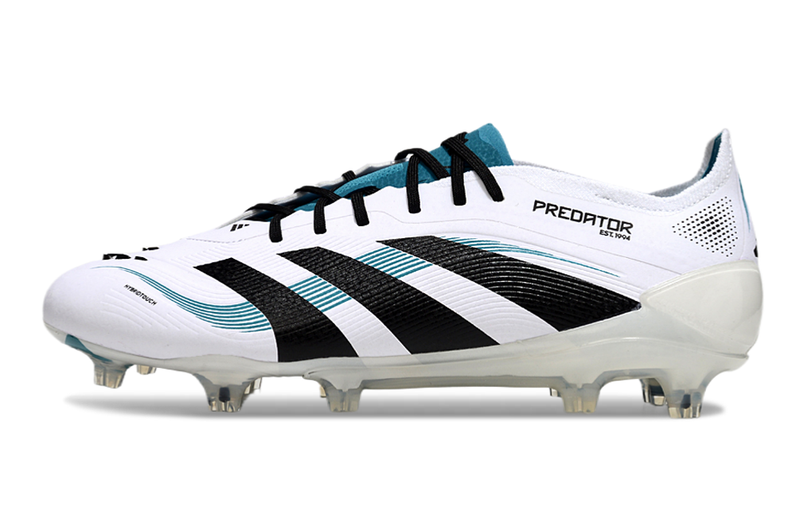 Adidas Predator Elite 25 FG Firm Ground Soccer Cleats - White/Black