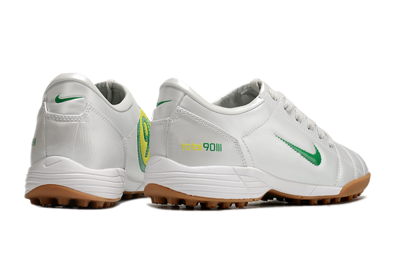 Nike Total 90 III T90 TF Turf Soccer Cleats - White/Green