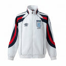 England 1998 Retro Windbreaker - White