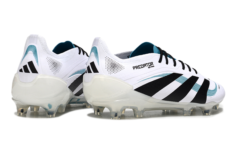 Adidas Predator Elite 25 FG Firm Ground Soccer Cleats - White/Black