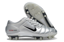 Nike Total 90 III T90 FG - FIRM GROUND Cleats - SILVER/RED