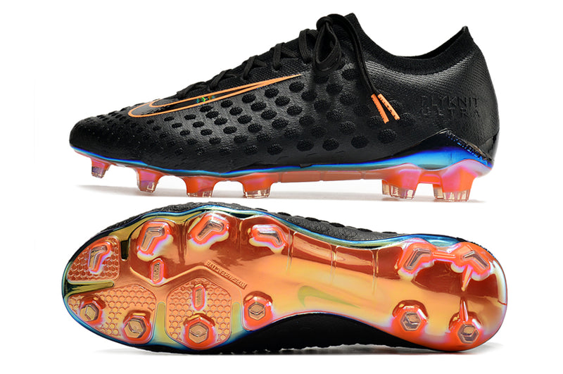 Nike Phantom Ultra Venom FG Just Do It Pack Soccer Cleats - Black/Orange