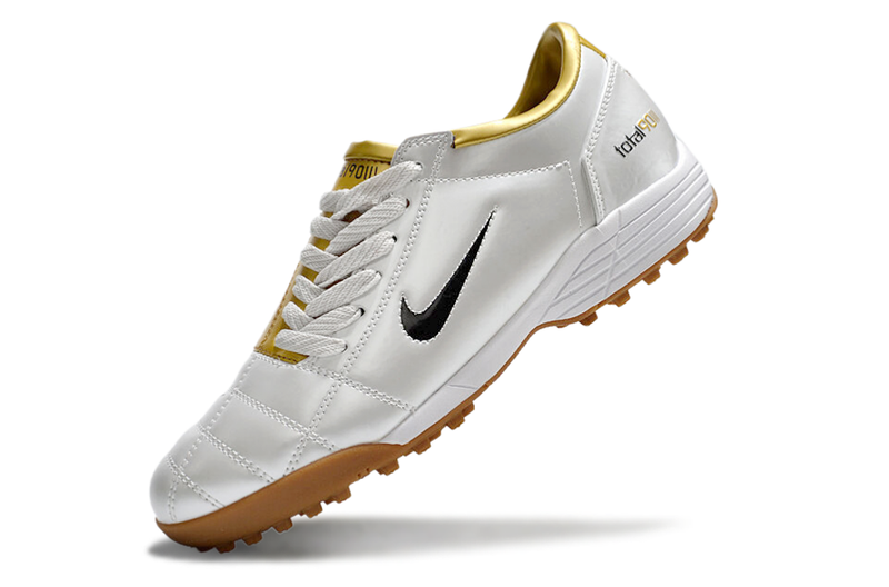 Nike Total 90 III T90 TF Turf Soccer Cleats - White/Gold/Black