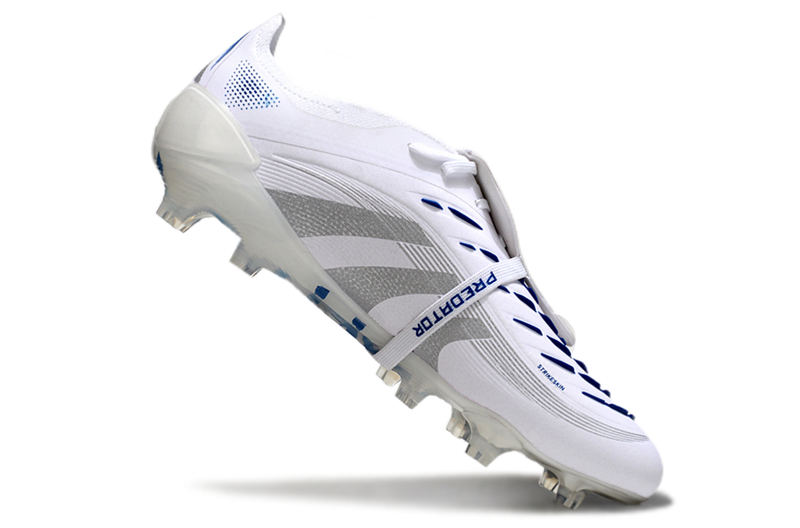 Adidas Predator Elite 25 FG Firm Ground Soccer Cleats - WHITE BLUE