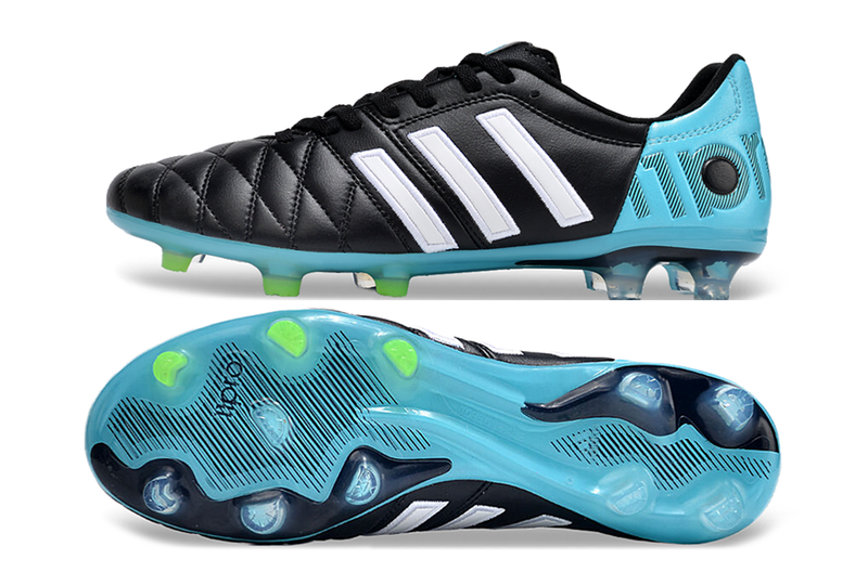 11Pro Kroos Firm Ground Cleats- BLACK/BLUE