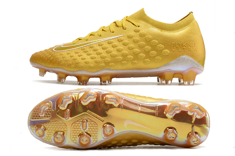 Nike Phantom Ultra Venom FG Just Do It Pack Soccer Cleats - Gold