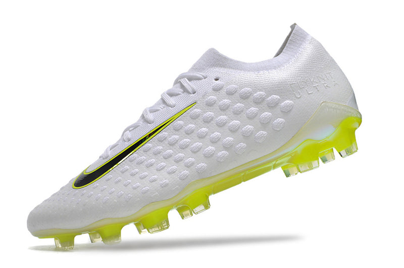 Nike Phantom Ultra Venom FG Just Do It Pack Soccer Cleats - White/Volt