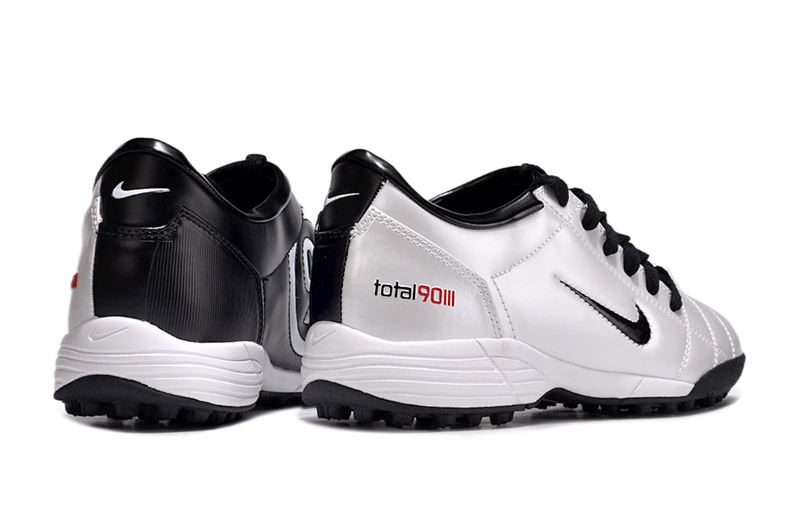 Nike Total 90 III T90 TF Turf Soccer Cleats - White/Black