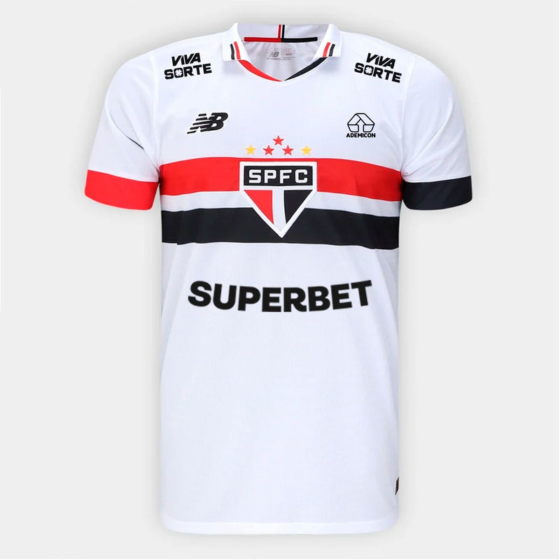 SÃO PAULO - NEW BALANCE AWAY Football Shirts 2024/25 (FAN VERSION) (ALL SPONSOR)