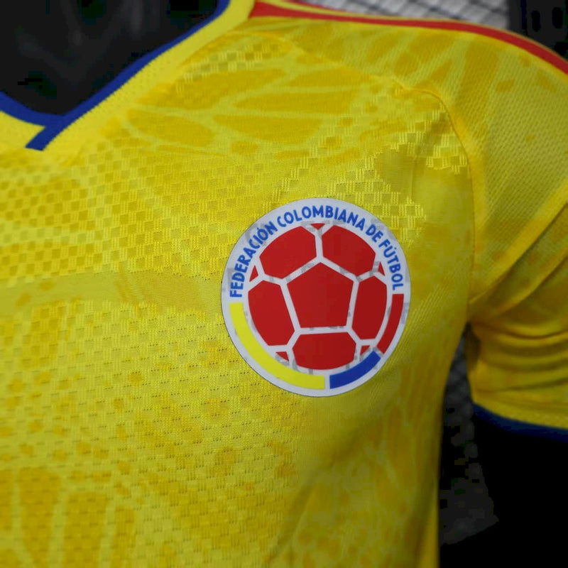 Colombia 2026 Authentic Home Jersey - Player Slim Fit