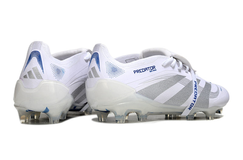 Adidas Predator Elite 25 FG Firm Ground Soccer Cleats - WHITE BLUE