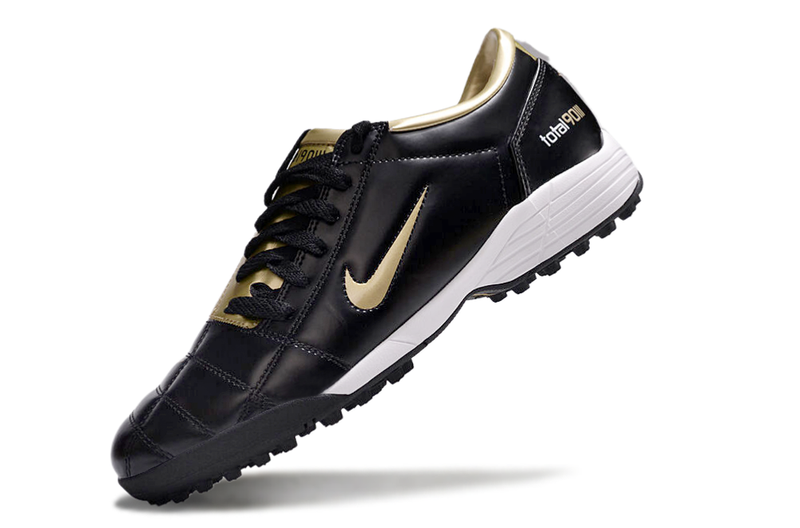 Nike Total 90 III T90 TF Turf Soccer Cleats - Gold metalic/Black