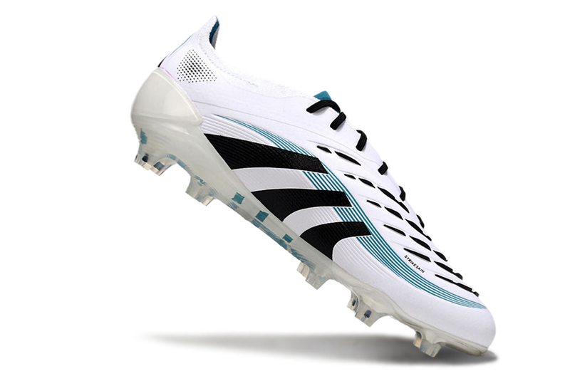 Adidas Predator Elite 25 FG Firm Ground Soccer Cleats - White/Black