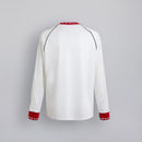 Manchester United Bring Back 1991 Away Long Sleeve Jersey White