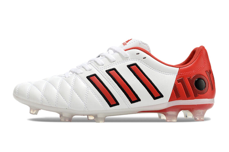 11Pro Kroos Firm Ground Cleats - WHITE/RED