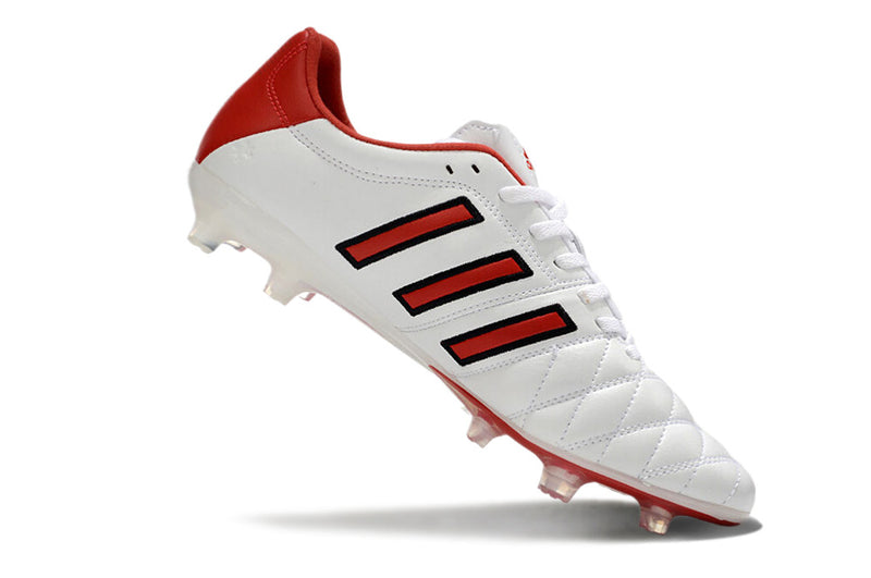 11Pro Kroos Firm Ground Cleats - WHITE/RED