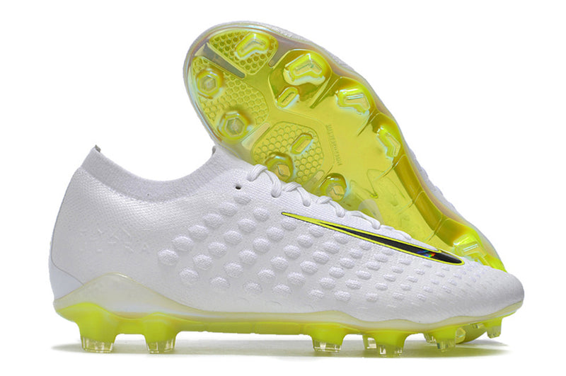 Nike Phantom Ultra Venom FG Just Do It Pack Soccer Cleats - White/Volt