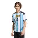 Kids Kit Argentina Home Messi 10 Fan Jersey Shirt 2026 World Cup