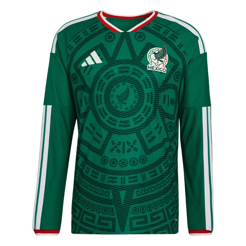 Mexico Home Authentic Player Long Sleeve Shirt 2026 World Cup