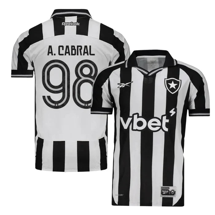Botafogo A.Cabral 98 Home Fan Jersey 2025/26 - Fan Version