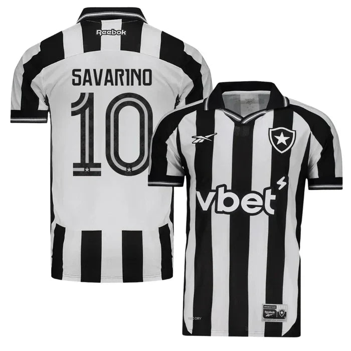 Botafogo Savarino 10 Home Fan Jersey 2025/26 - Fan Version