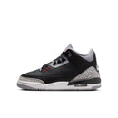 Grade School Air Jordan 3 "Black Cement" BLACK/FIRE RED-CEMENT GREY-SUMMIT WHITE DM0967-010