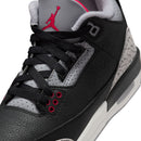 Grade School Air Jordan 3 "Black Cement" BLACK/FIRE RED-CEMENT GREY-SUMMIT WHITE DM0967-010