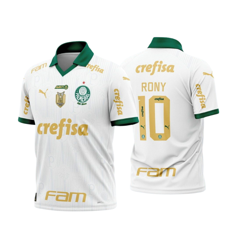 Palmeiras PUMA AWAY Football Shirts+Patch Champion Brasileirão Cup 2024/25 ALL SPONSOR