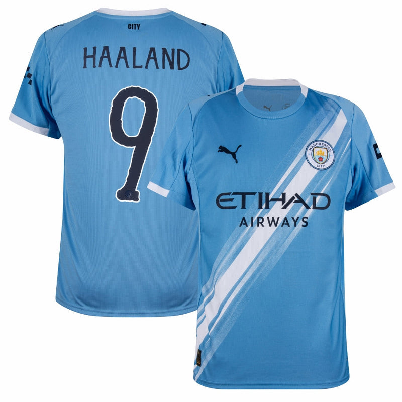 Manchester City Home Haaland 9 Fan Jersey 2025/26