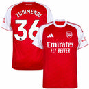 Arsenal Zubimendi 36 Home Fan Jersey 2025/26