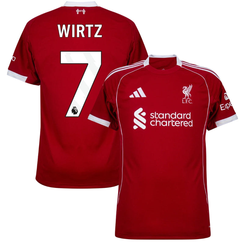 Liverpool Florian Wirtz 7 Home Fan Jersey 2025/26