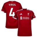 Liverpool Virgil 4 Home Fan Jersey 2025/26