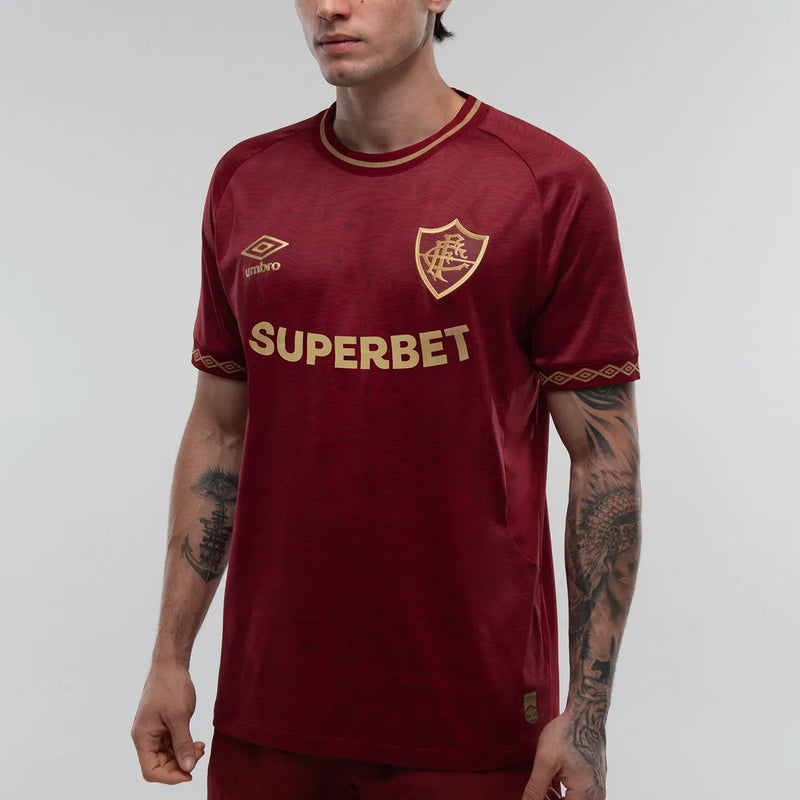 Camisa Masculina 2025 Umbro Fluminense III - Fan Version