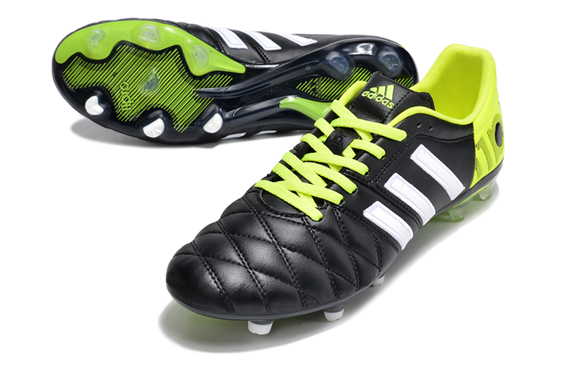 11Pro Kroos Firm Ground Cleats- BLACK/GREEN