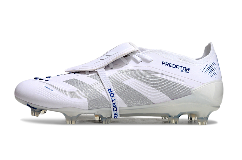 Adidas Predator Elite 25 FG Firm Ground Soccer Cleats - WHITE BLUE