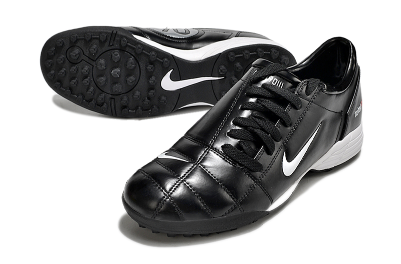 Nike Total 90 III T90 TF Turf Soccer Cleats - Black/Silver