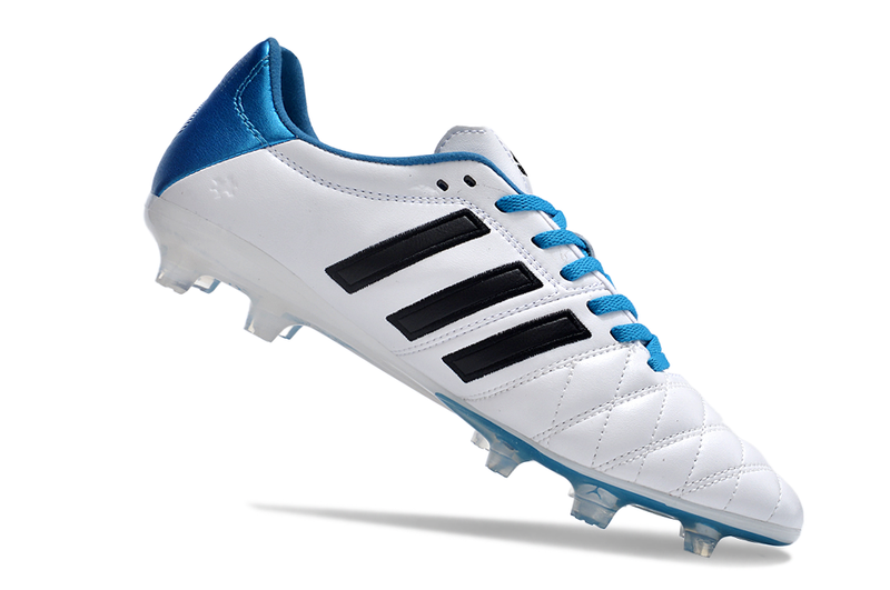 11Pro Kroos Firm Ground Cleats- WHITE/BLUE