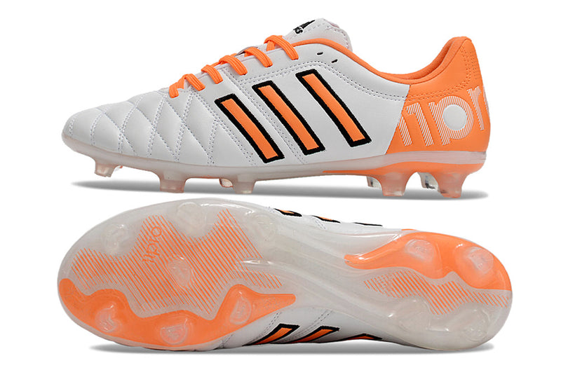 11Pro Kroos Firm Ground Cleats- ORANGE/WHITE