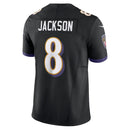 NFL Baltimore Ravens Black Lamar Jackson 8 Nike Limited Jersey Preta