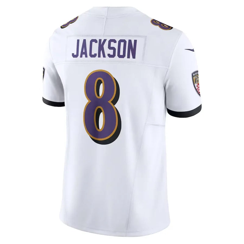NFL Baltimore Ravens Lamar Jackson 8 Nike Limited Jersey Branca