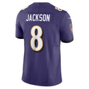 NFL Baltimore Ravens Lamar Jackson 8 Nike Limited Jersey Roxa