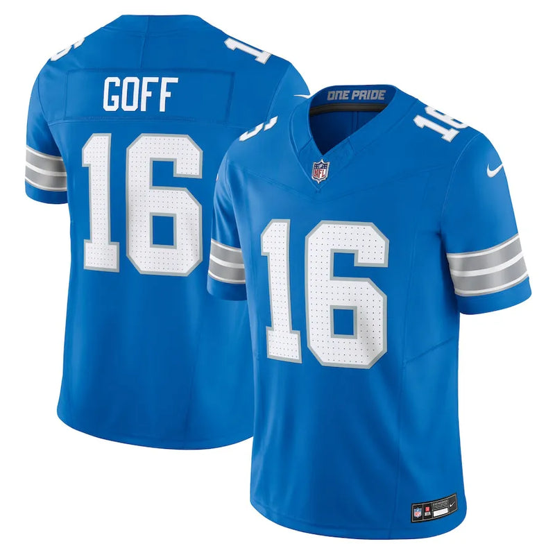 NFL Detroit Lions Blue Nike Jared Goff 16 Limited Jersey Masculina Azul