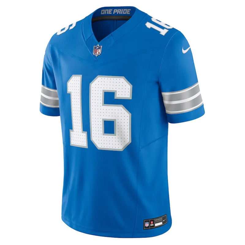 NFL Detroit Lions Blue Nike Jared Goff 16 Limited Jersey Masculina Azul