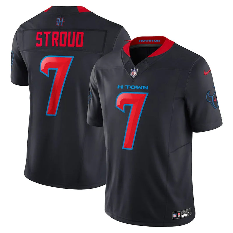 NFL Houston Texans Nike Navy C.J. Stroud 7 Alternate Vapor Limited Jersey