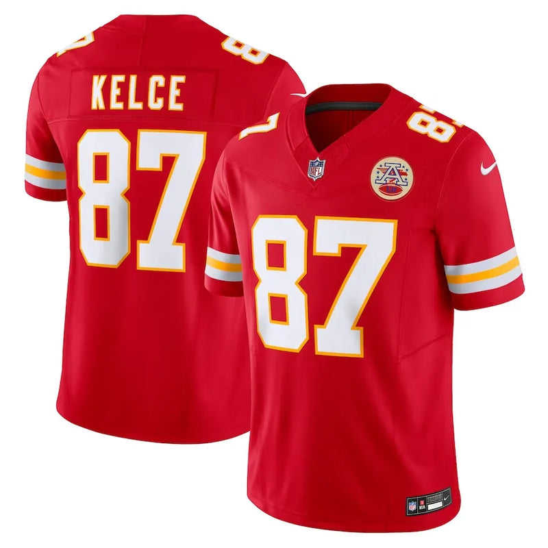 NFL Kansas City Chiefs Travis Kelce 87 Nike Limited Jersey Vermelha